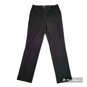 Jones New York Black Sydney Straight Work Pants